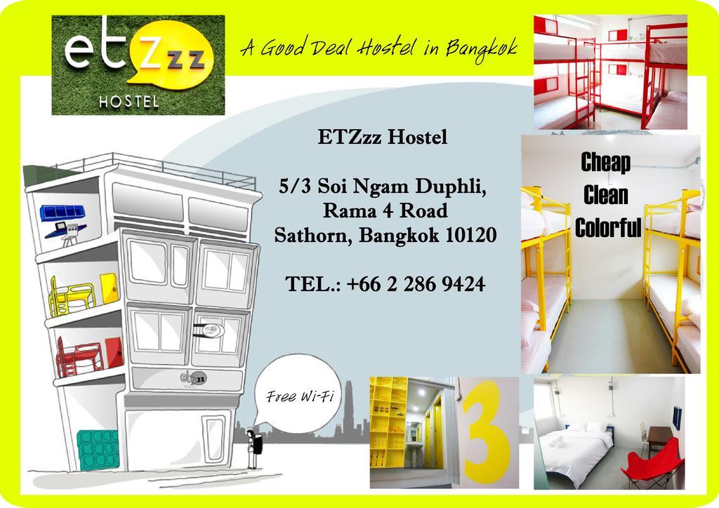 Jellybean Ezy Hostel Sathorn Bangkok Bagian luar foto